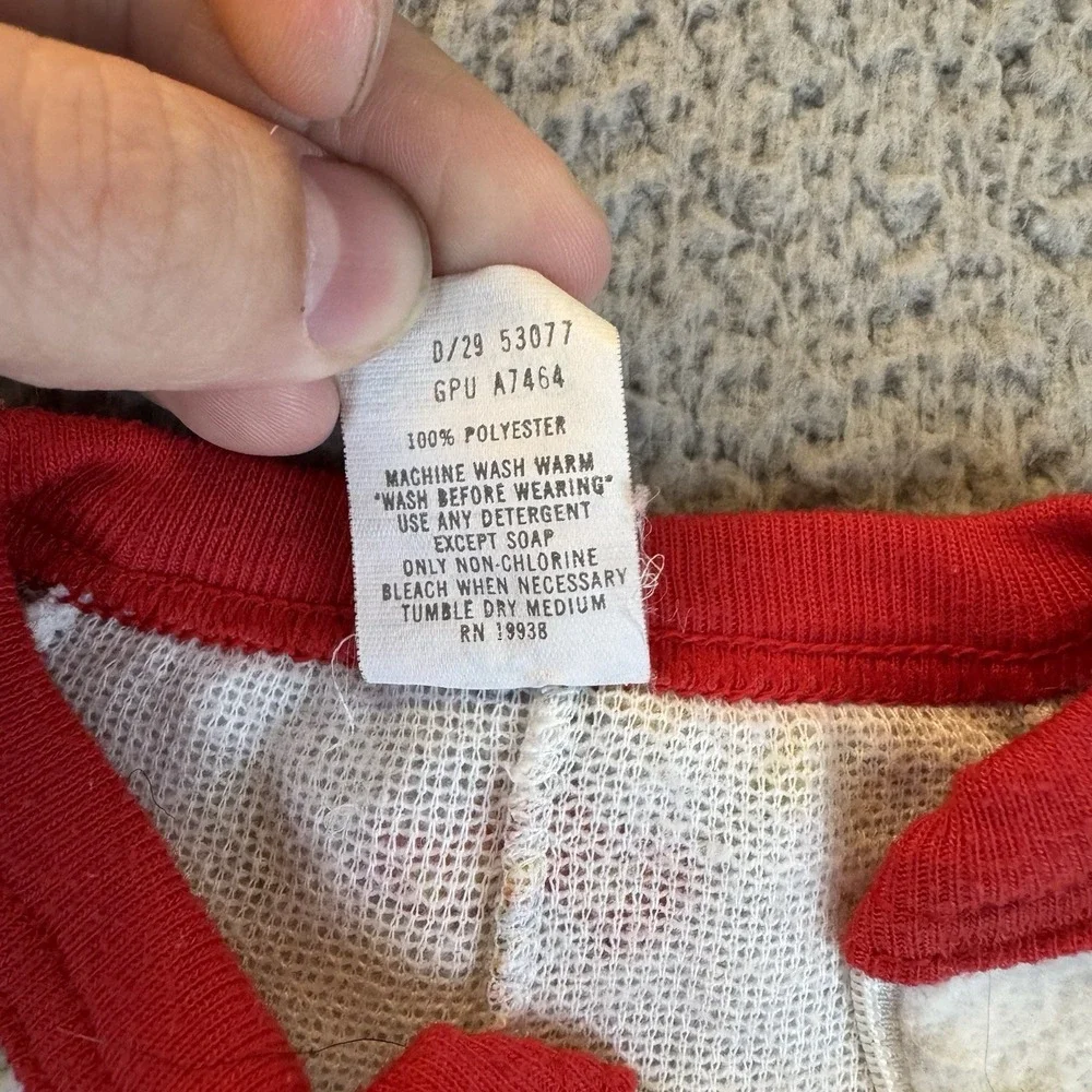 Vtg‎ Sears Walt Disney Mickey One Piece Zip Footie Pajamas 4t Made USA